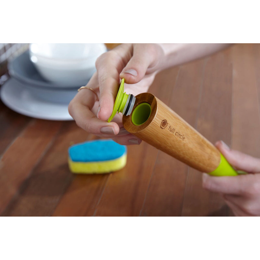 28806-full-circle-suds-up-soap-dispensing-dish-sponge-w-handle-green