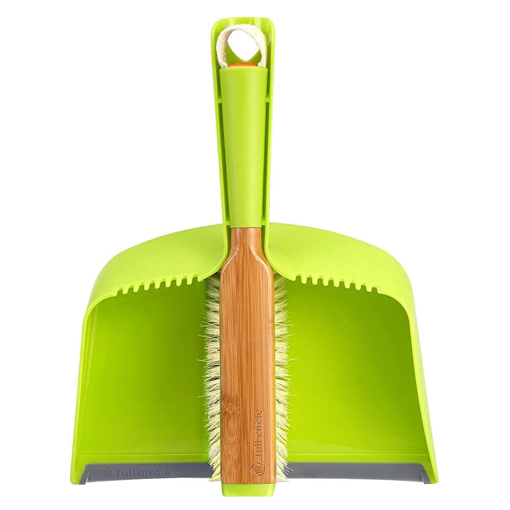 28847-full-circle-clean-team-brush-dust-pan-set-green
