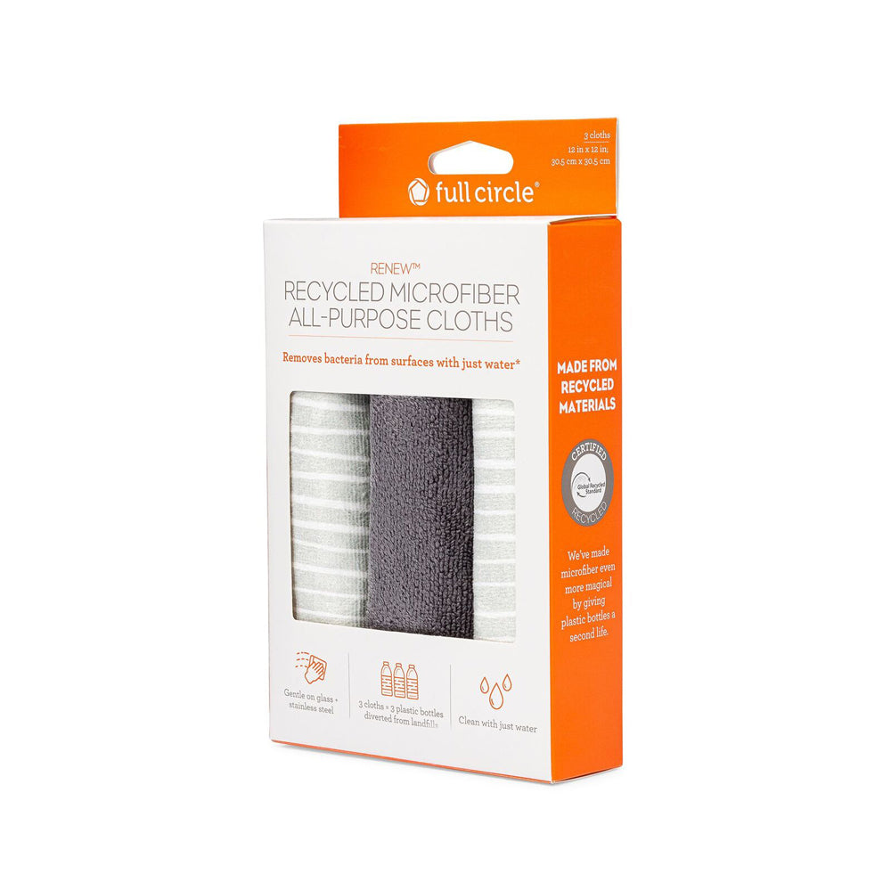 288703-3pc-full-circle-renew-30-5cm-all-purpose-microfiber-cloth-set-grey