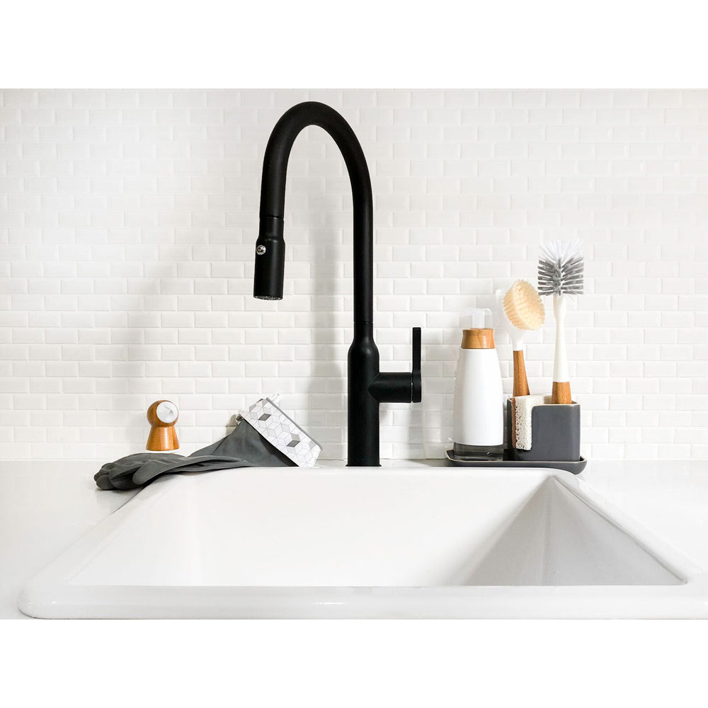 28940-full-circle-be-good-plastic-dish-plate-cleaning-brush-w-handle-white