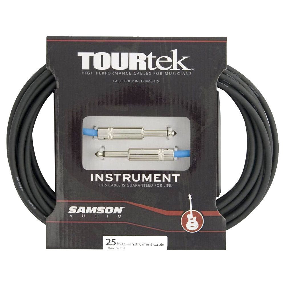 30-ti-25-tourtek-7-6m-male-instrument-cable-jack-connector-cord-black