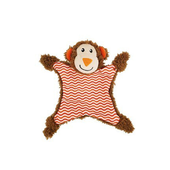39040-rosewood-17x18cm-little-nippers-cheeky-chimp-plush-w-squeaker-pet-dog-toy-red