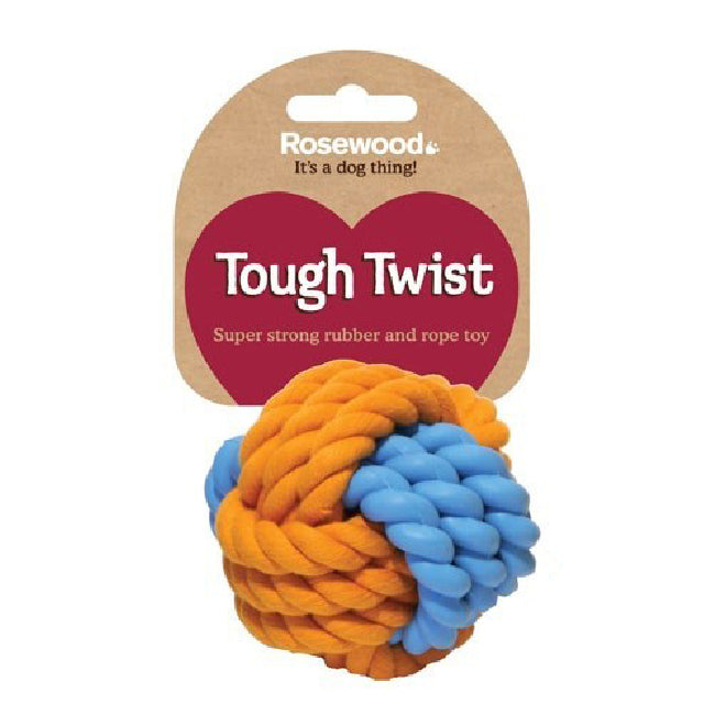 40212-rosewood-tough-twist-rubber-rope-ball-pet-dog-fetch-play-toy-medium-assorted