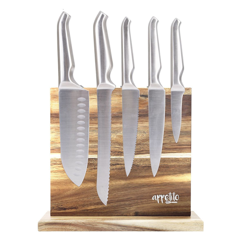 4331acw-appetito-double-sided-magnetic-knife-block-acacia-wood