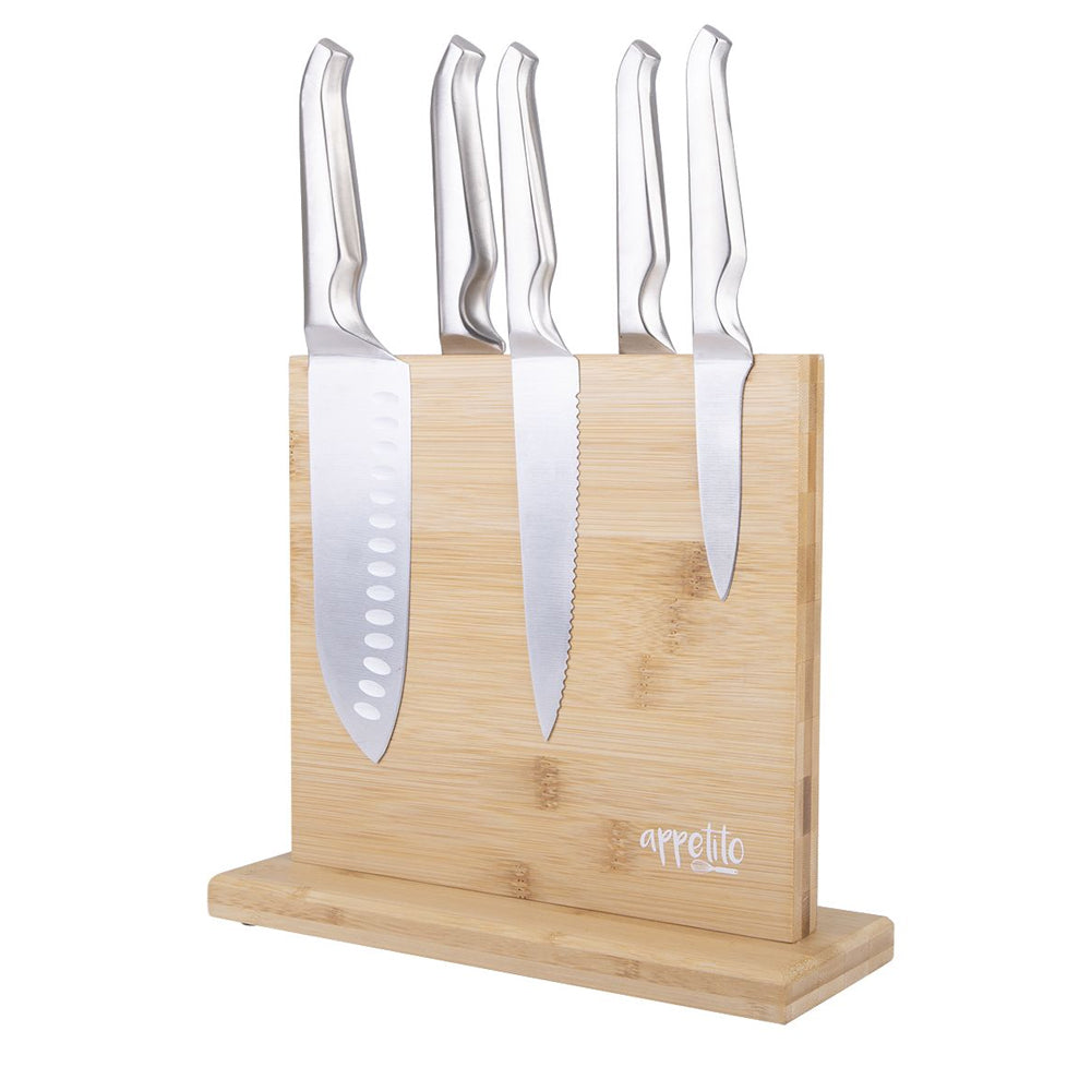 4331bmo-appetito-double-sided-magnetic-knife-block-holder-bamboo