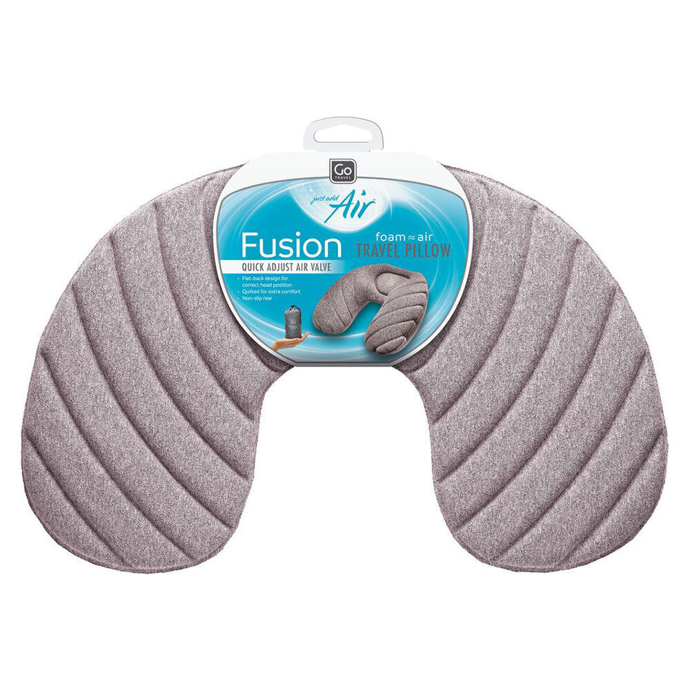 448-go-travel-fusion-inflatable-travel-pillow-grey