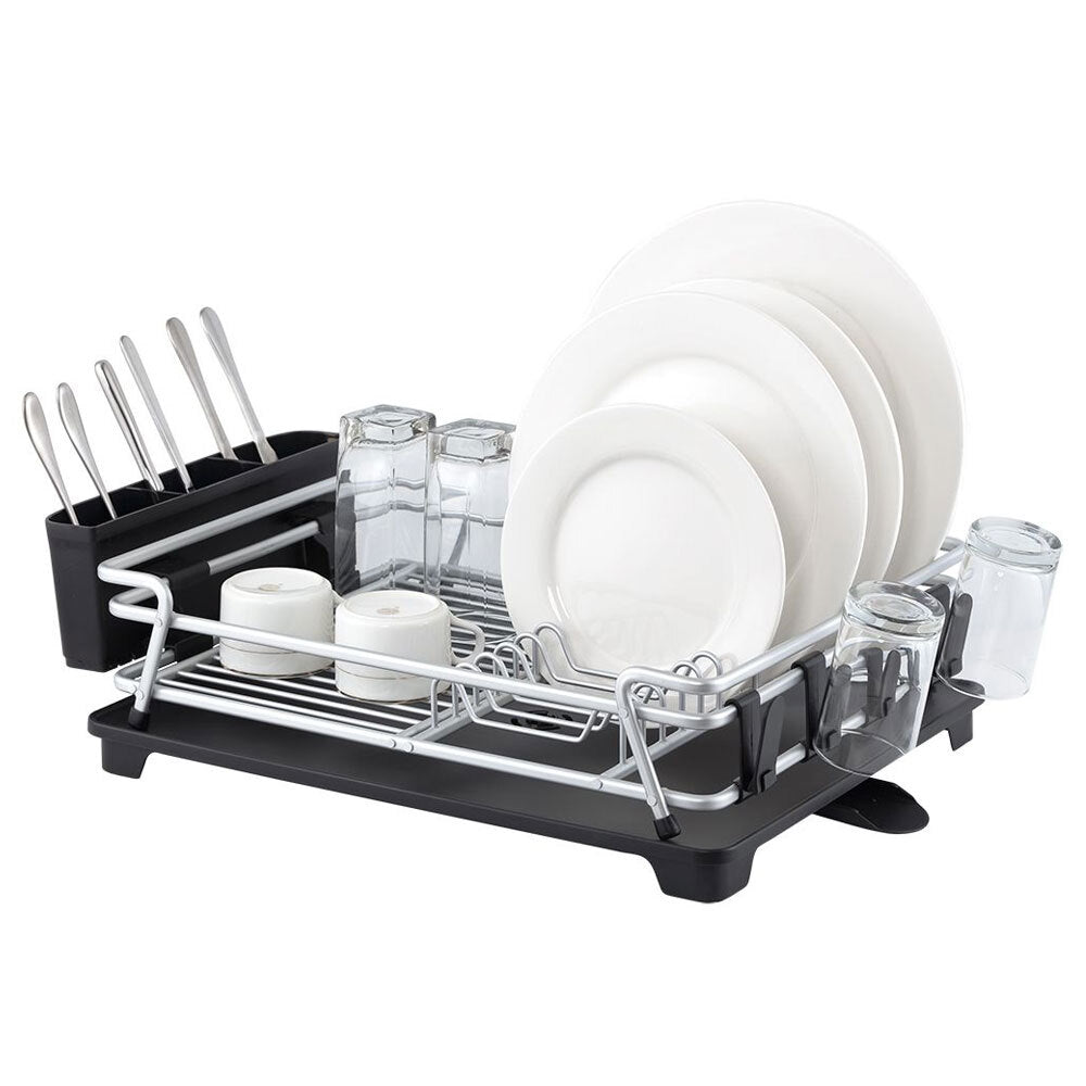 4571-1-d-line-pinnacle-53cm-aluminium-dish-wash-rack-w-draining-port-black