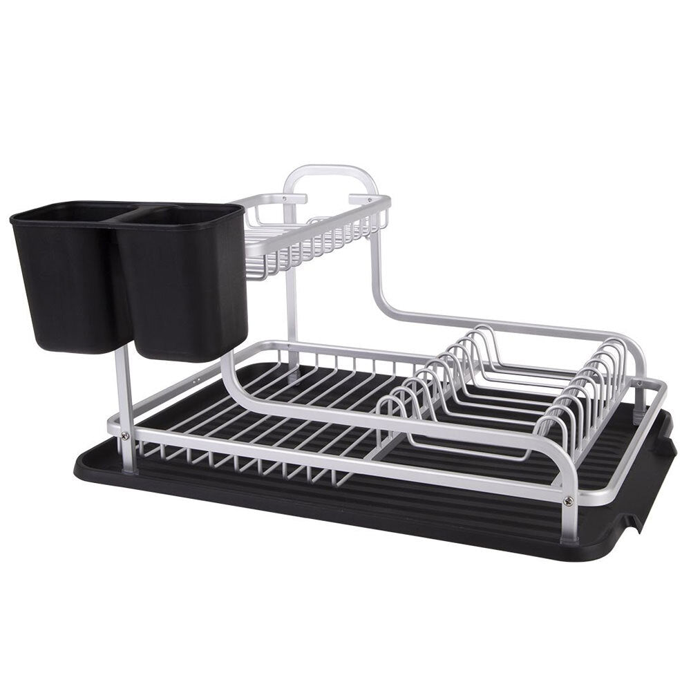 4576-1-d-line-2-tier-aluminium-40cm-dish-rack-w-draining-board-black
