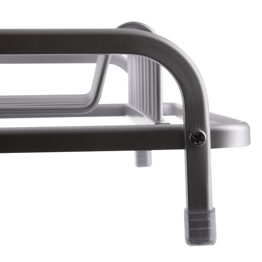 4576-1-d-line-2-tier-aluminium-40cm-dish-rack-w-draining-board-black