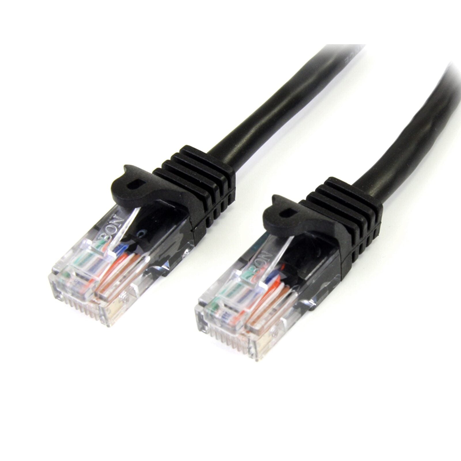 45pat3mbk-star-tech-3m-cat-5e-black-snagless-ethernet-patch-cable