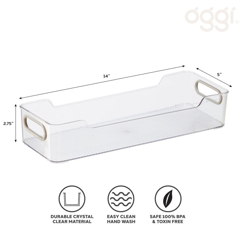 47241-oggi-36x7cm-cabinet-storage-bin-w-soft-grip-handles-clear