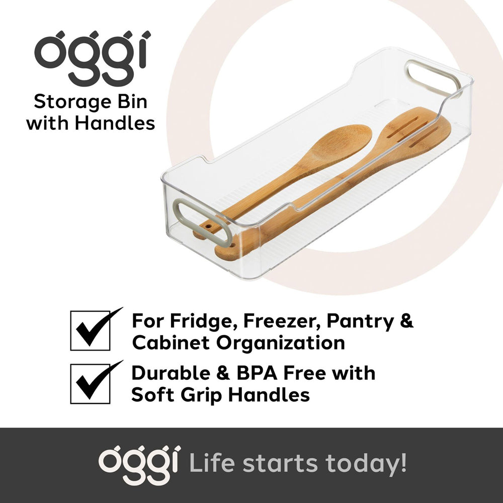 47241-oggi-36x7cm-cabinet-storage-bin-w-soft-grip-handles-clear