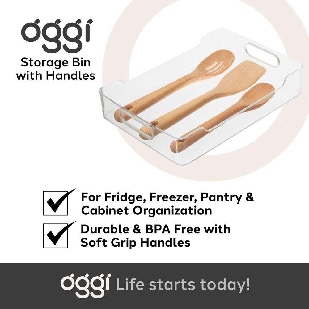 47242-oggi-36x25cm-cabinet-storage-bin-w-soft-grip-handles-clear