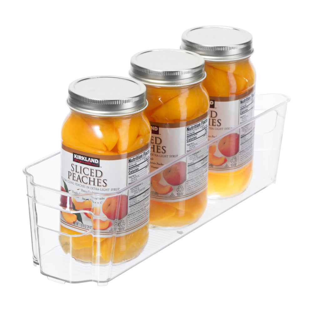 47270-oggi-33cm-stackable-storage-bin-home-food-organiser-w-handles-clear
