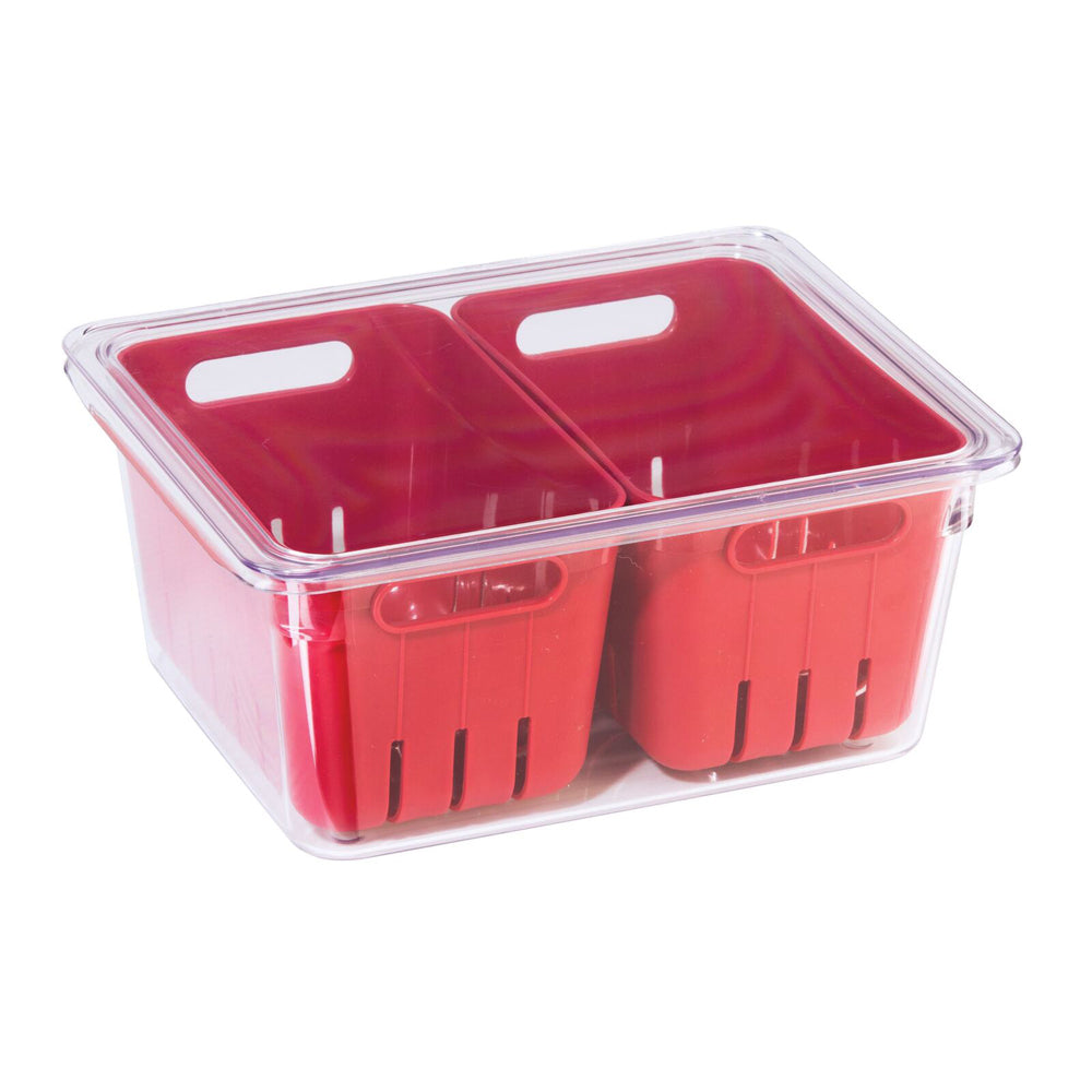 47290-oggi-storefresh-22cm-double-fruit-berry-bin-storage-basket-red