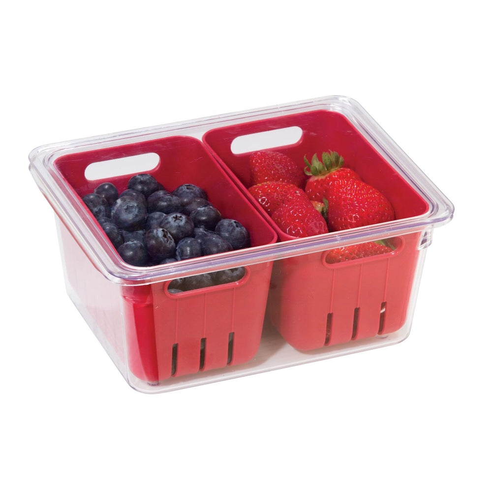 47290-oggi-storefresh-22cm-double-fruit-berry-bin-storage-basket-red