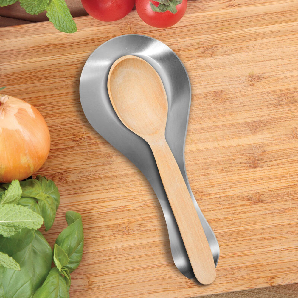 47310-oggi-21-5cm-stainless-steel-spoon-rest-utensil-holder-silver