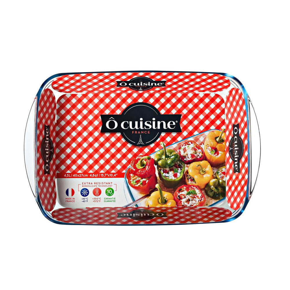 49003-o-cuisine-40cm-4-5l-rectangle-glass-roaster-dish-oven-cookware-clear