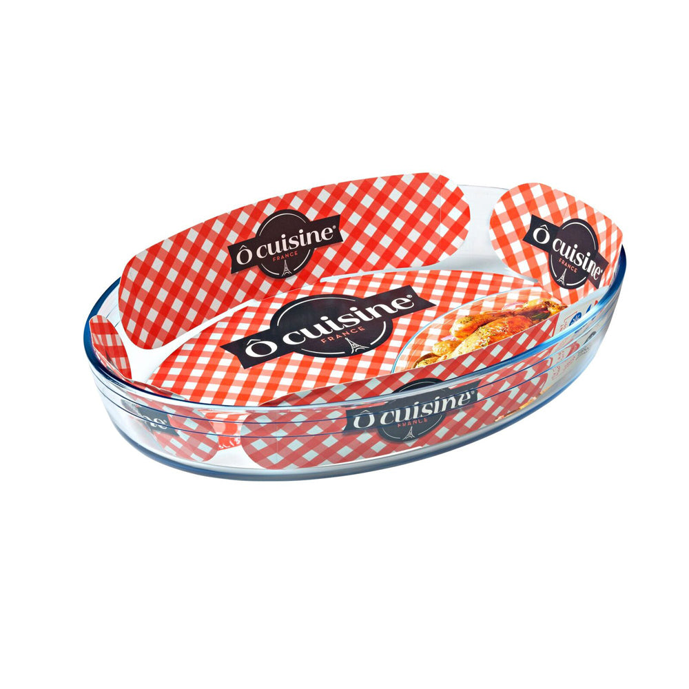 49007-o-cuisine-39cm-4l-oval-glass-roaster-dish-oven-cookware-clear