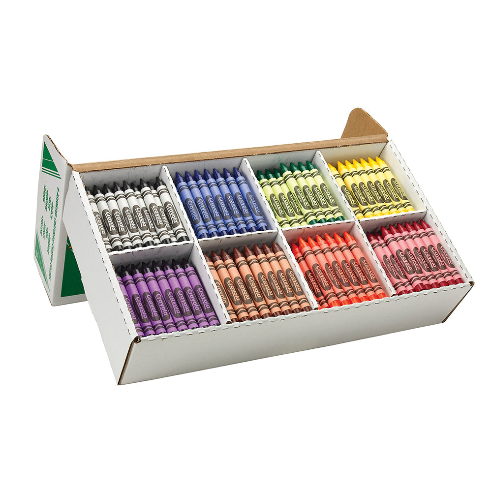 52-8038-400pc-crayola-kids-childrens-creative-large-crayon-classpack-36m