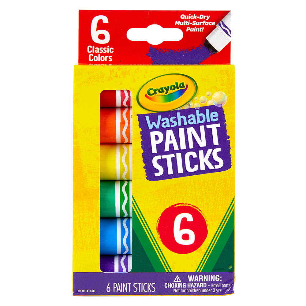 54-6207-6pc-crayola-kids-childrens-creative-washable-paint-sticks-36m