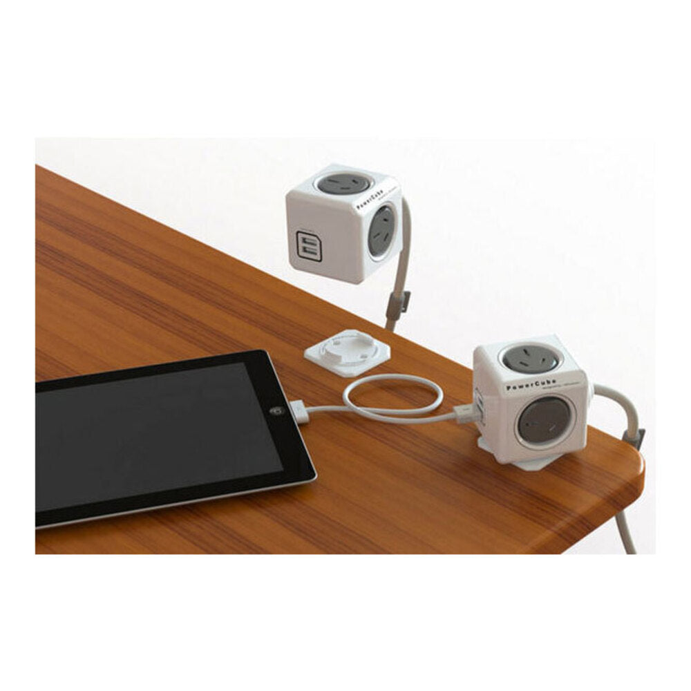 4080213-powercube-4-socket-mountable-power-board-3m-w-dual-usb-green