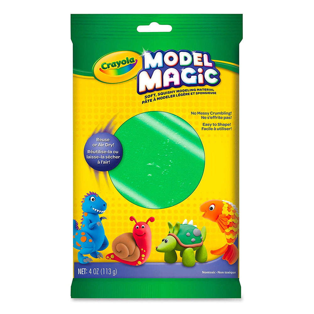 57-4444-crayola-kids-childrens-creative-model-magic-squishy-modeling-material-113gms-green-36m