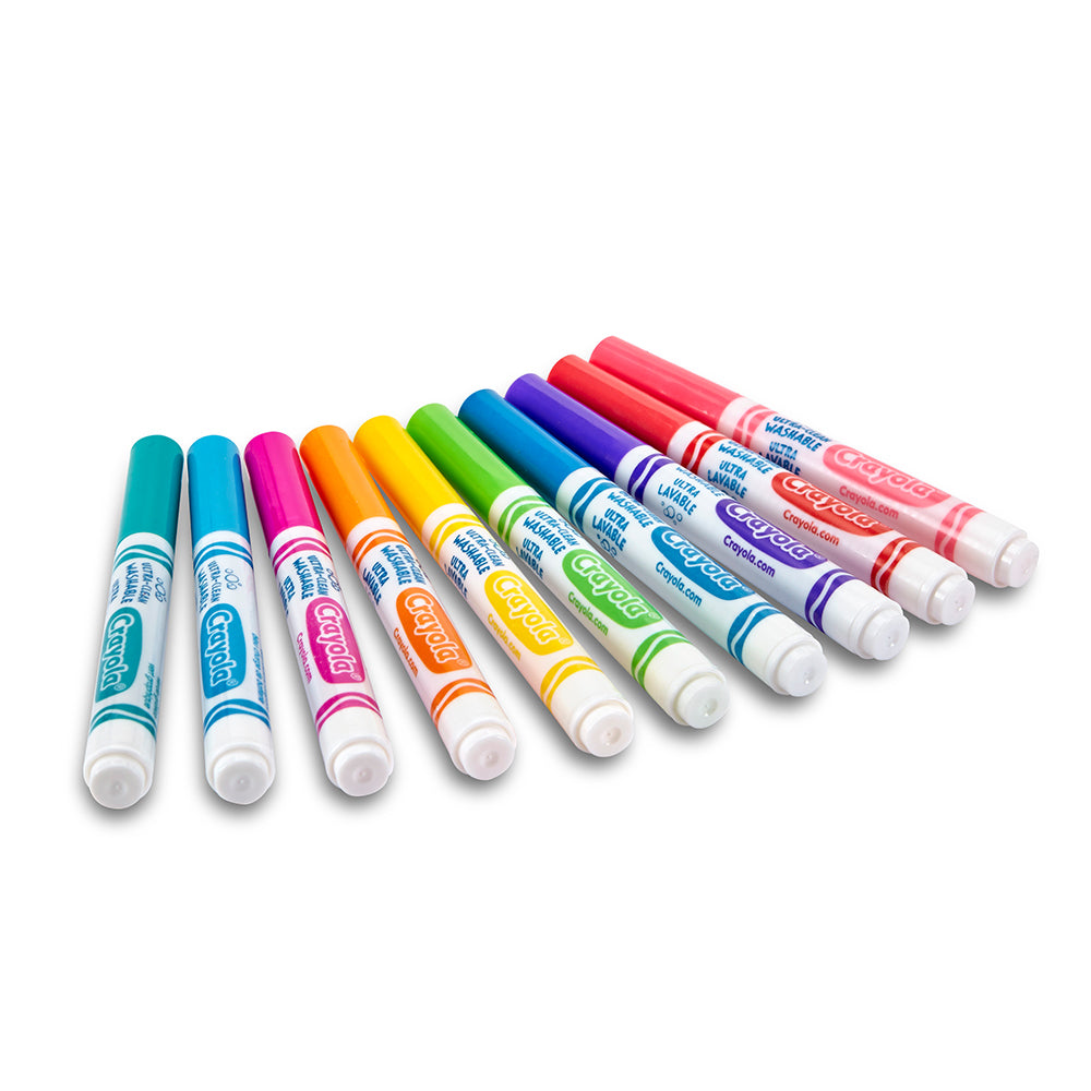 58-7855-10pc-crayola-kids-childrens-creative-ultra-clean-bright-markers-36m