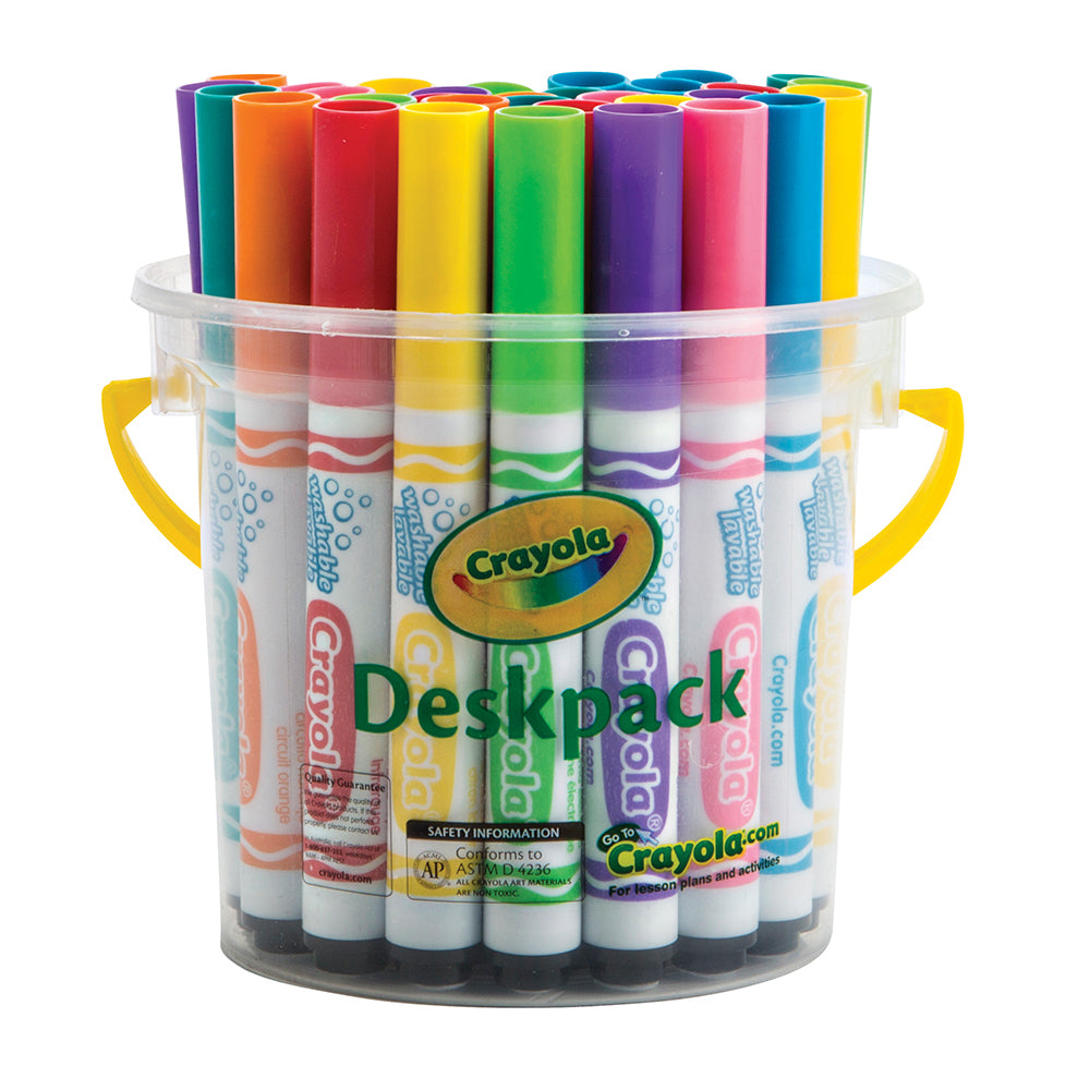 58-8232-32pc-crayola-kids-childrens-creative-bright-washable-marker-deskpack