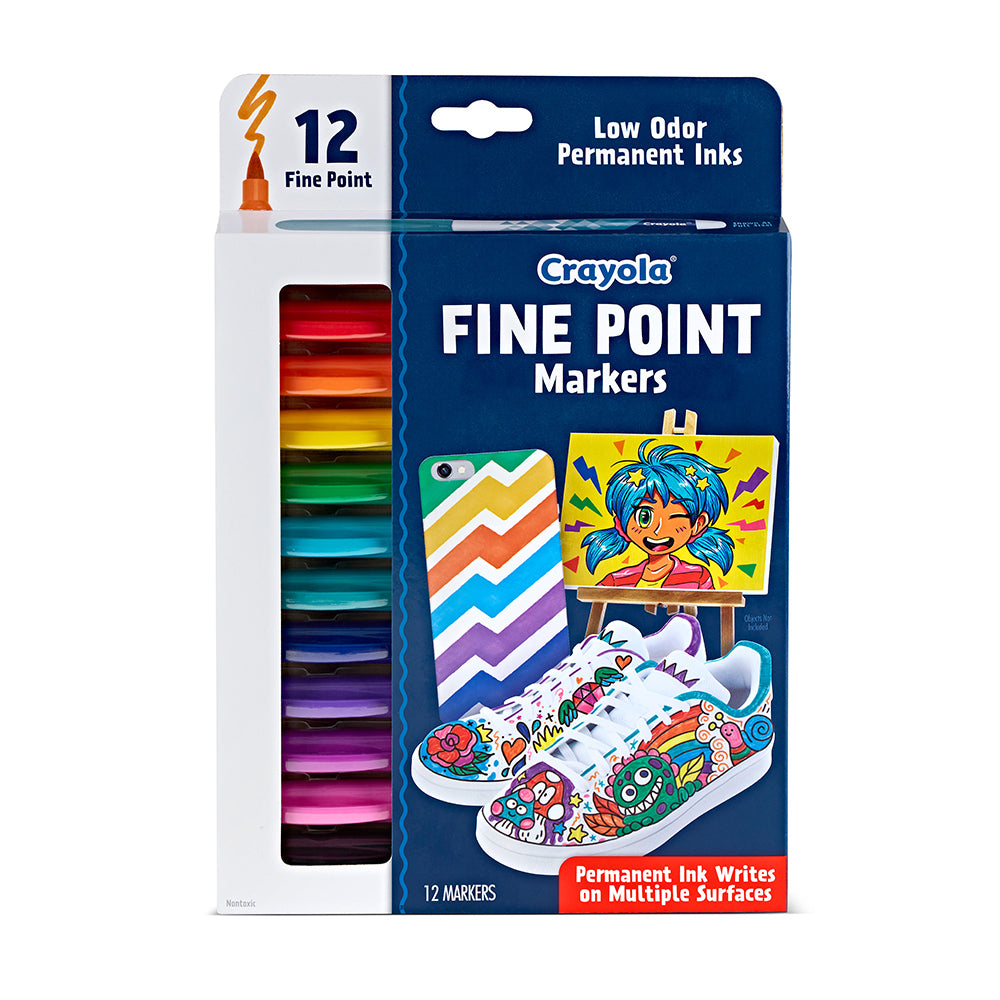 58-8326-12pc-crayola-kids-childrens-creative-fine-point-markers-96m