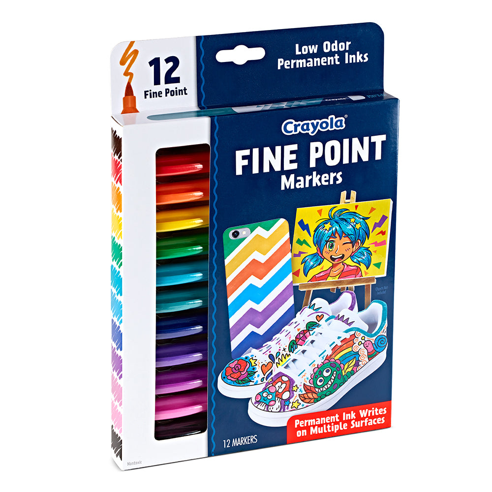 58-8326-12pc-crayola-kids-childrens-creative-fine-point-markers-96m