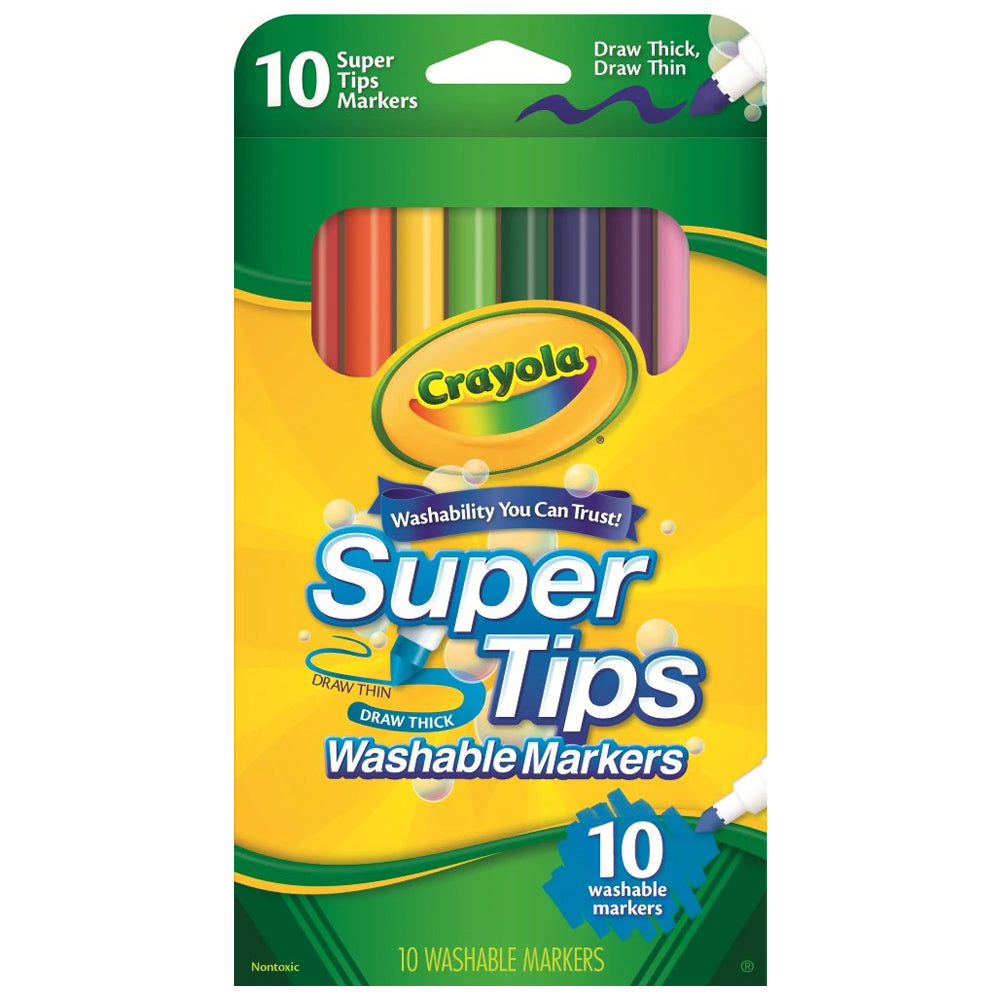 58-8610-10pc-crayola-super-tips-washable-markers-art-craft-pen-4y