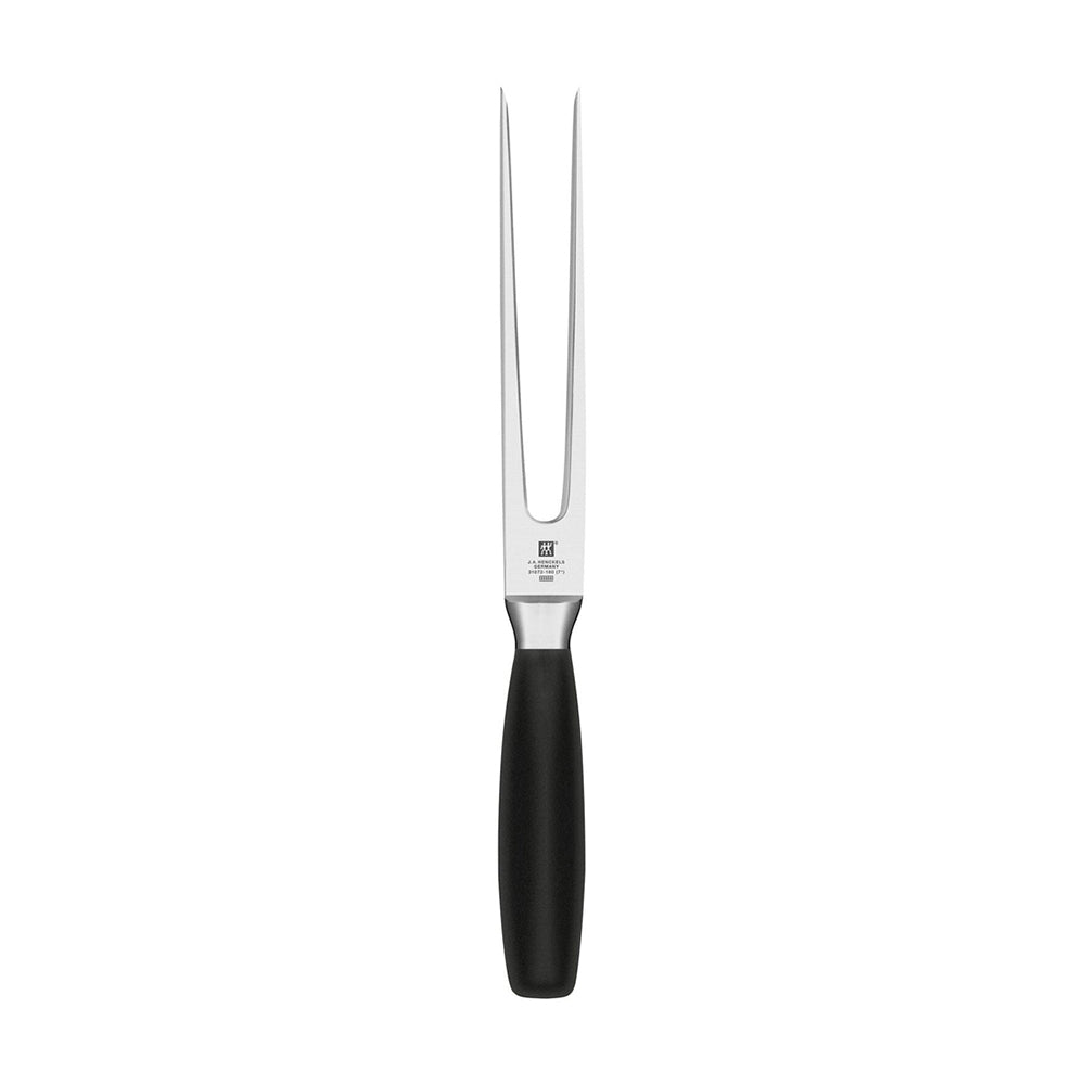 60018-zwilling-18cm-v-edge-four-star-carving-fork-kitchen-cooking-black