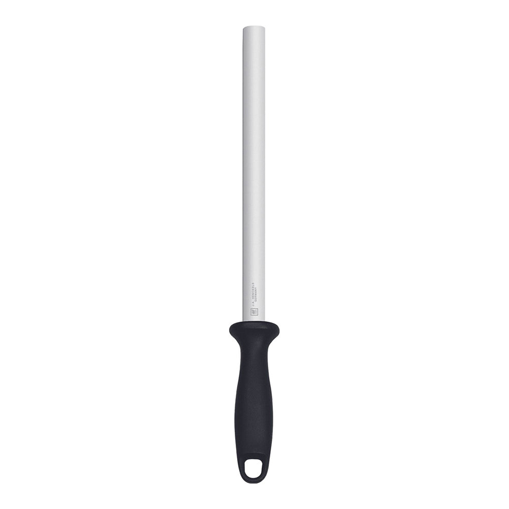 60480-zwilling-26cm-oval-diamond-coated-sharpening-steel-knife-sharpener-black