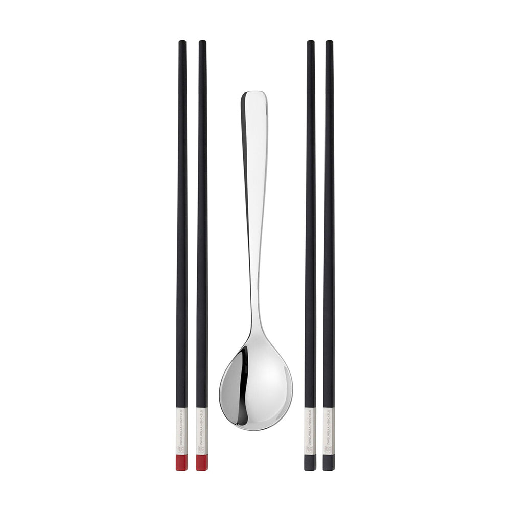 63136-5pc-zwilling-reusable-plastic-chopsticks-stainless-steel-spoon-set
