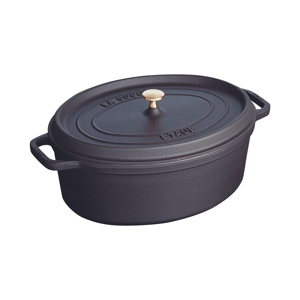 65039-staub-33cm-6-7l-cast-iron-oval-cocotte-pot-w-lid-black