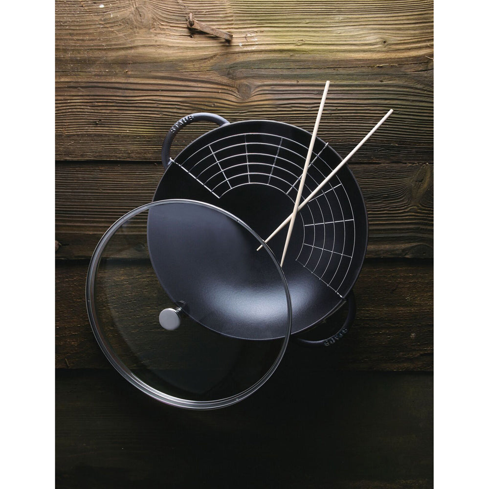 65050-staub-32cm-5-7l-stainless-steel-wok-kitchen-w-lid-black