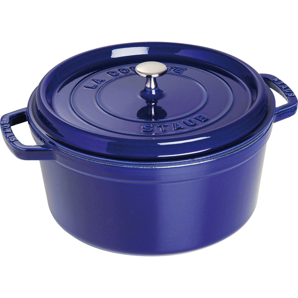 65132-staub-28cm-6-7l-cast-iron-round-cocotte-pot-w-lid-dark-blue
