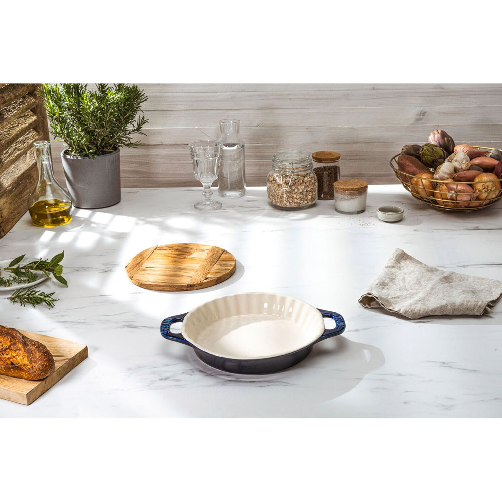 652163-staub-24cm-ceramic-round-pie-dish-oven-bakeware-dark-blue