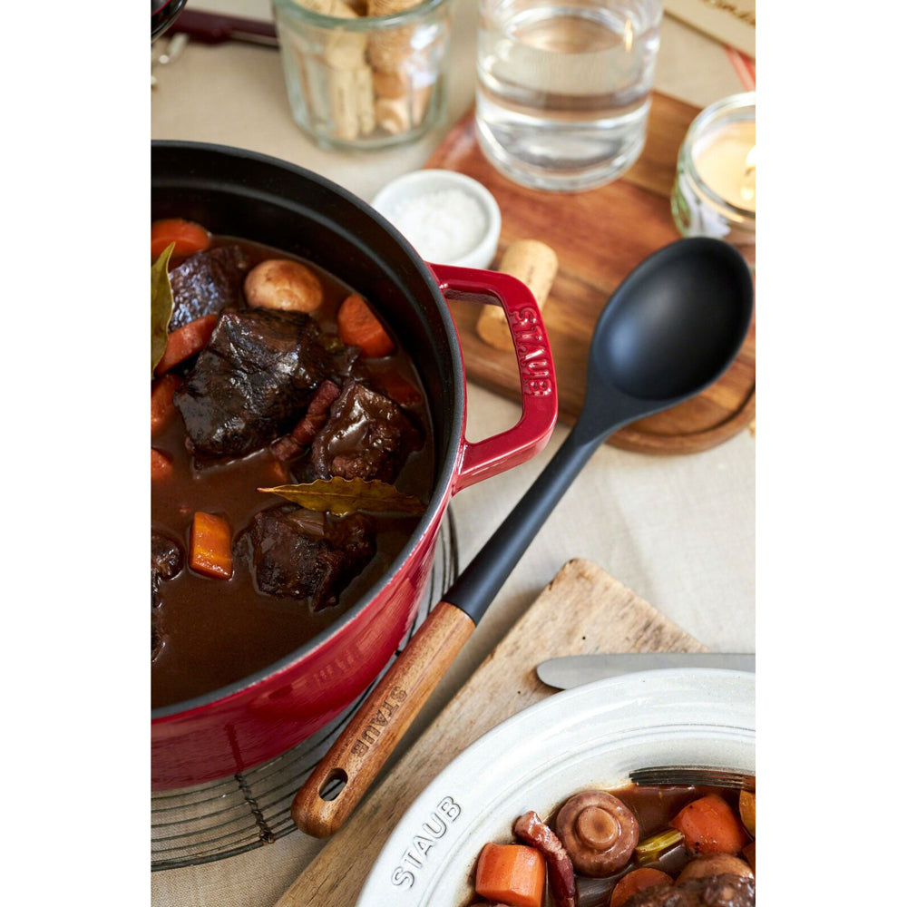 65382-staub-30cm-silicone-serving-spoon-w-wood-handle-brown