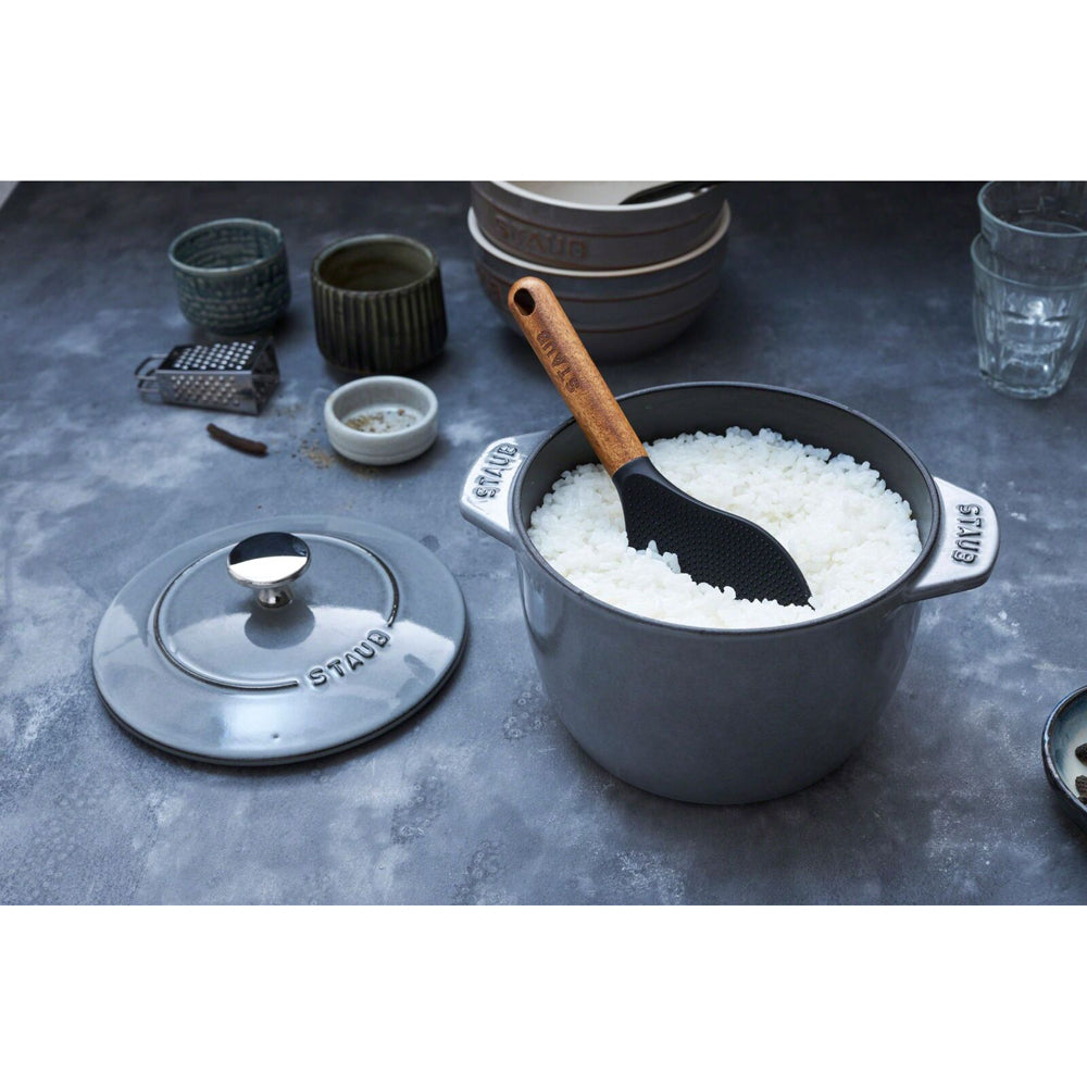65384-staub-23cm-silicone-rice-spoon-serving-utensil-brown