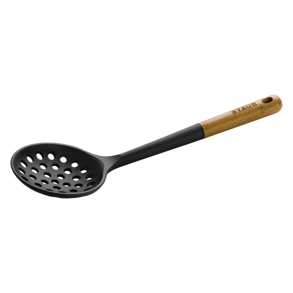 65387-staub-31cm-silicone-skimming-ladle-w-wood-handle-brown