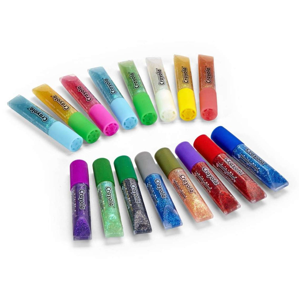 69-4200-16pc-crayola-washable-glitter-glue-sparkly-colour-tubes-art-craft-3y