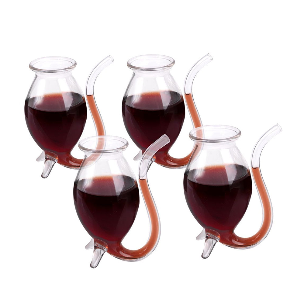 7017-4pc-bartender-75ml-hand-blown-port-sippers-bulb-shape-glassware-clear