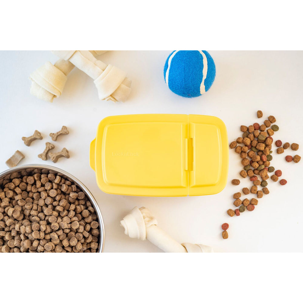 70855-lock-lock-750ml-cat-dog-pet-flip-top-lid-food-storage-container-yellow