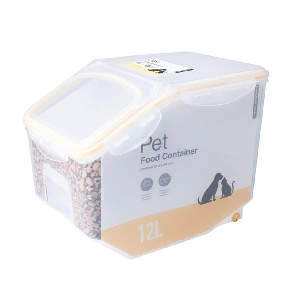 70871-lock-lock-12l-airtight-cat-dog-pet-dry-food-storage-medium-yellow