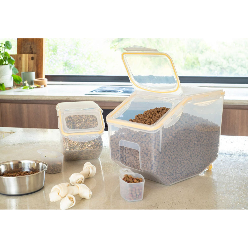 70871-lock-lock-12l-airtight-cat-dog-pet-dry-food-storage-medium-yellow