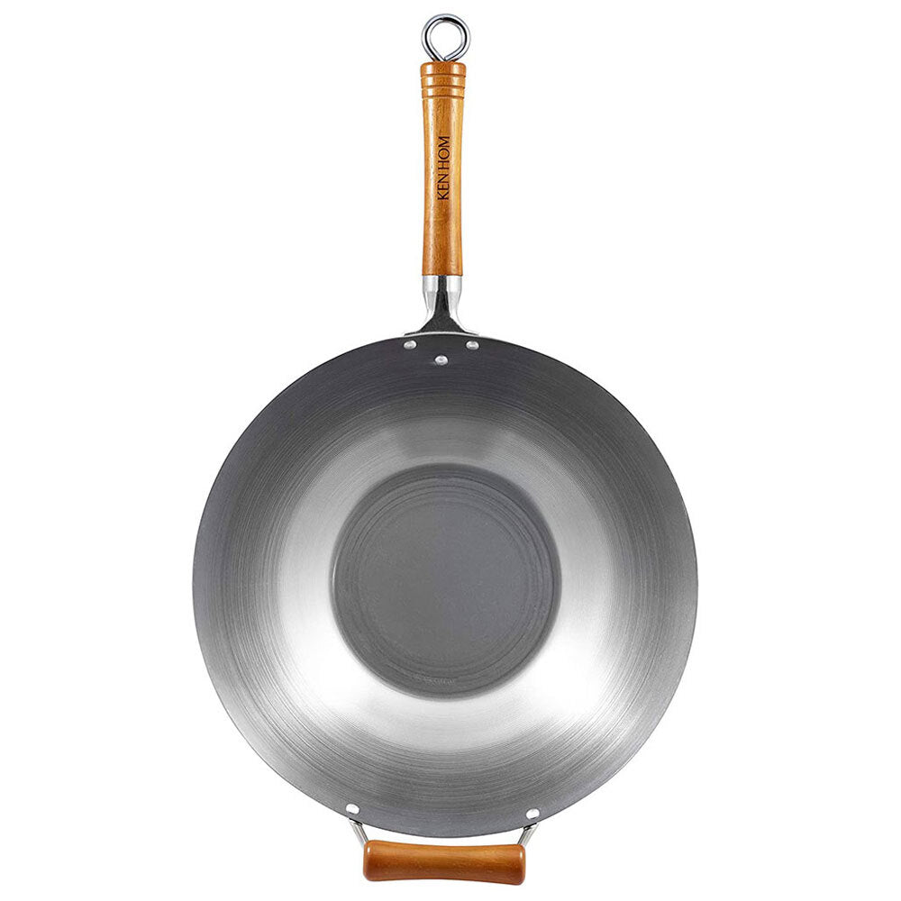 71025-ken-hom-36cm-carbon-steel-uncoated-wok-stir-frying-pan-silver