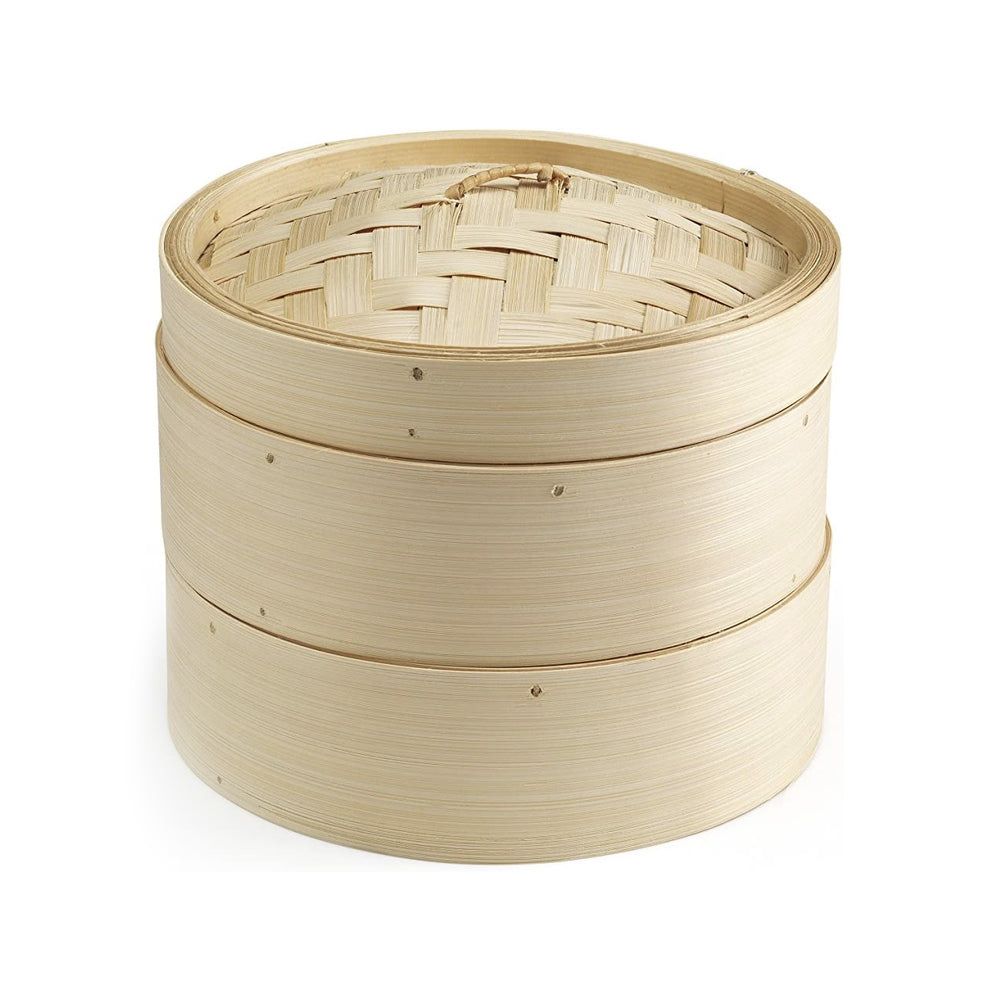 71031-ken-hom-excellence-2-tier-20cm-bamboo-steamer-brown