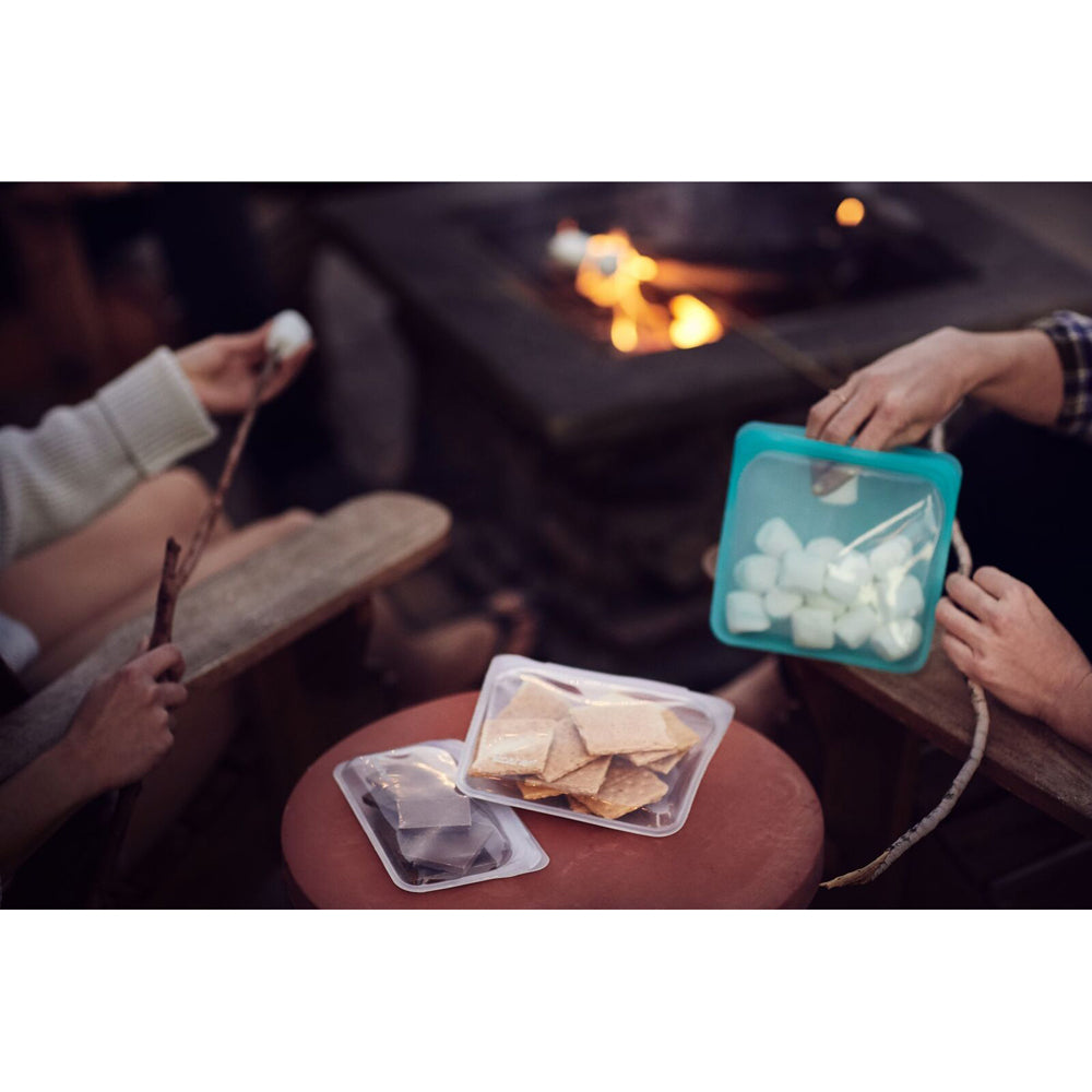 73060-stasher-355ml-19cm-silicone-snack-bag-reusable-food-storage-clear